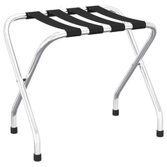 vidaXL Luggage Rack Black and Silver 56x40x49 cm 2