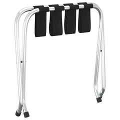 vidaXL Luggage Rack Black and Silver 56x40x49 cm 5
