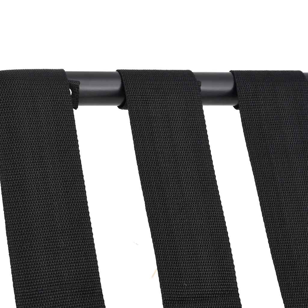 vidaXL Luggage Rack Black 56x40x49 cm 6