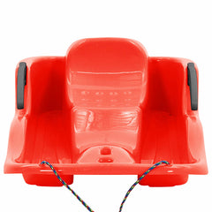 Sledge with Brakes 87x40x18 cm Polypropylene Red