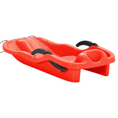Sledge with Brakes 87x40x18 cm Polypropylene Red