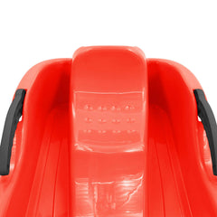 Sledge with Brakes 87x40x18 cm Polypropylene Red