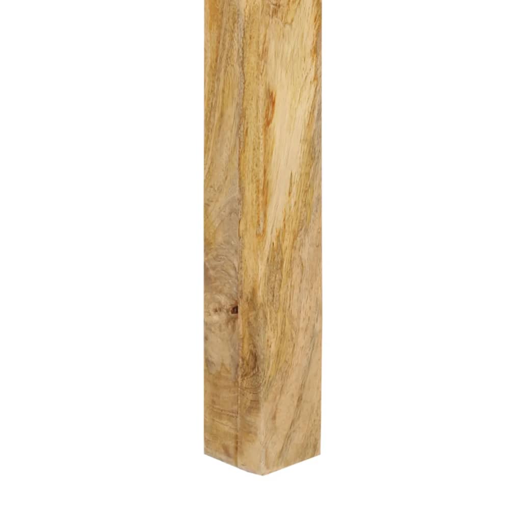 vidaXL Dining Table 110x55x76 cm Solid Wood Mango 6