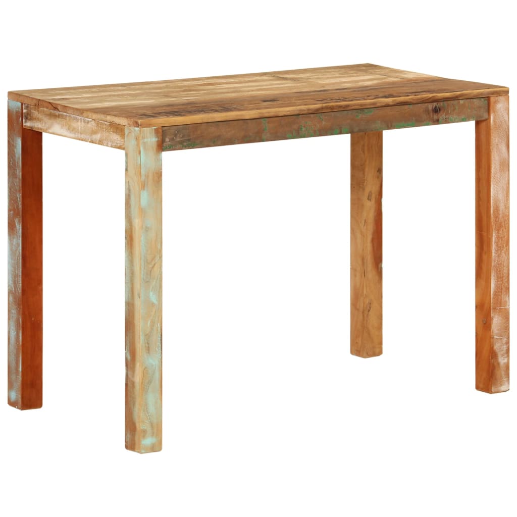 vidaXL Dining Table 110x55x76 cm Solid Wood Reclaimed 1