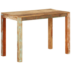 vidaXL Dining Table 110x55x76 cm Solid Wood Reclaimed 1