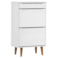 Shoe Cabinet "MOLDE" Solid Wood Pine