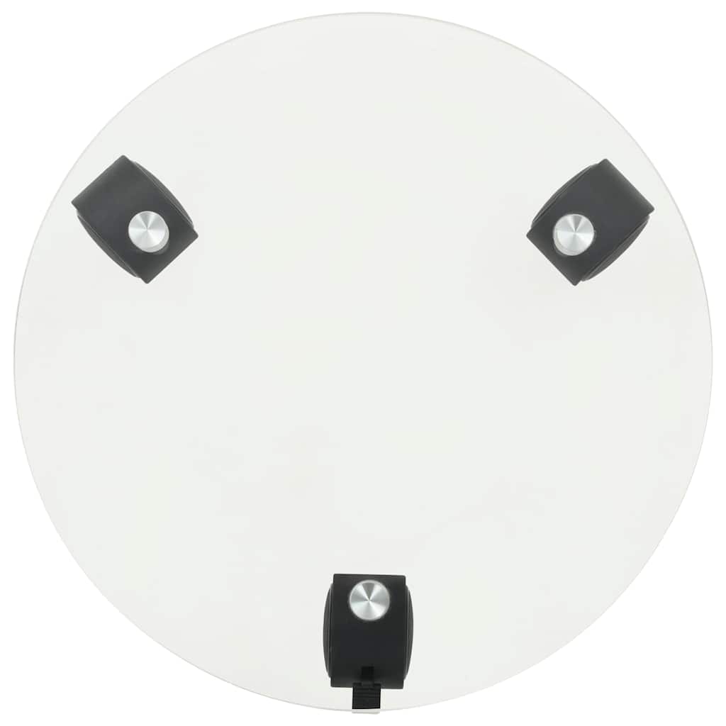 vidaXL Plant Rollers 4 pcs 28 cm Tempered Glass Round 3