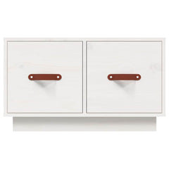 vidaXL Coffee Table White 60x53x35 cm Solid Wood Pine 6