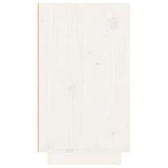 vidaXL Wine Cabinet White 23x34x61 cm Solid Wood Pine 6