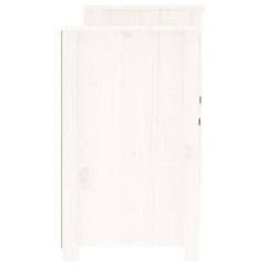 Sideboard 164x37x68 cm Solid Wood Pine White