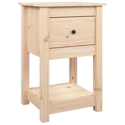 Bedside Cabinet 40x35x61.5 cm Solid Wood Pine