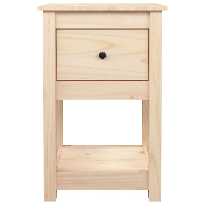 Bedside Cabinet 40x35x61.5 cm Solid Wood Pine