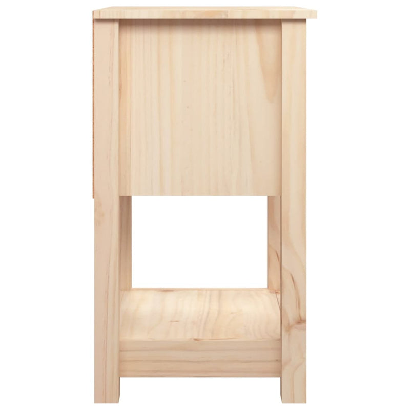 Bedside Cabinets 2 pcs 40x35x61.5 cm Solid Wood Pine