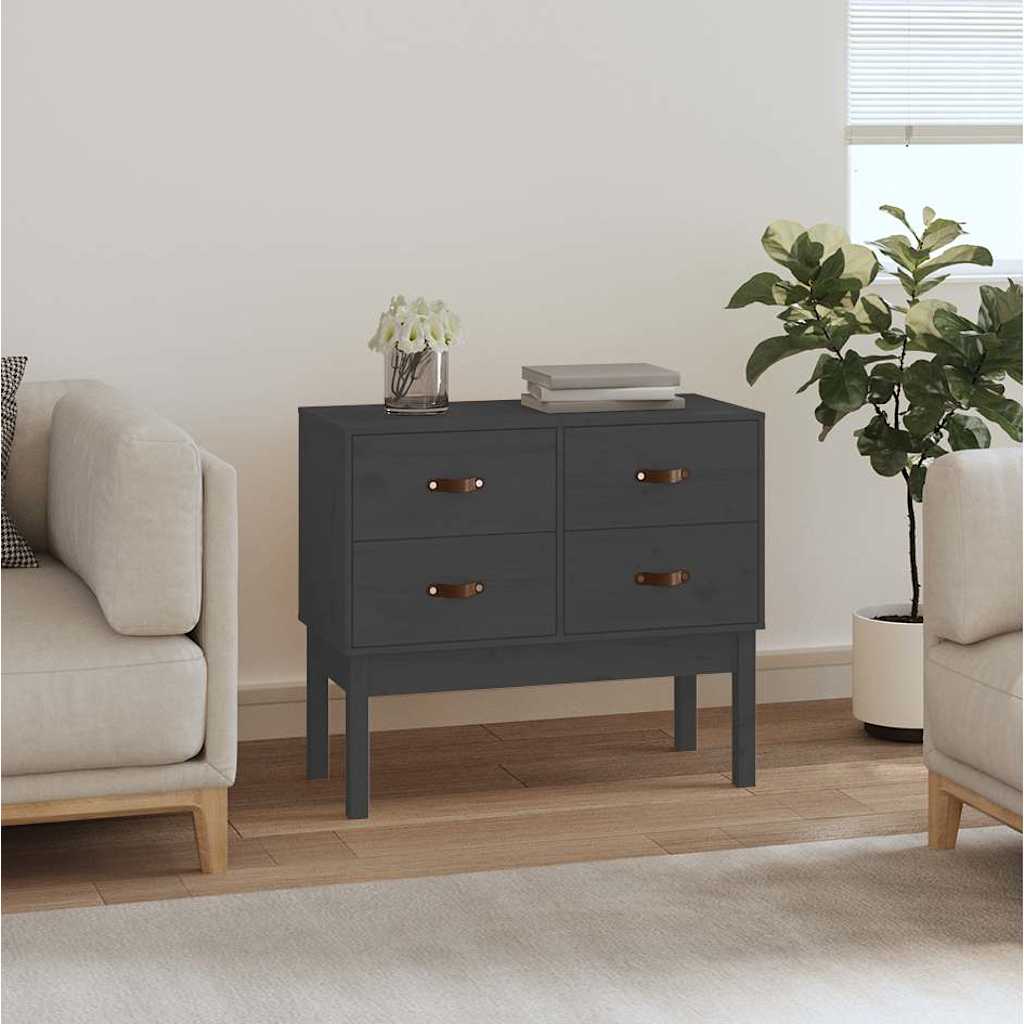 vidaXL Console Cabinet 90x40x78 cm Solid Wood Pine