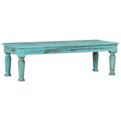 vidaXL Coffee Table 110x50x34 cm Solid Wood Reclaimed 3