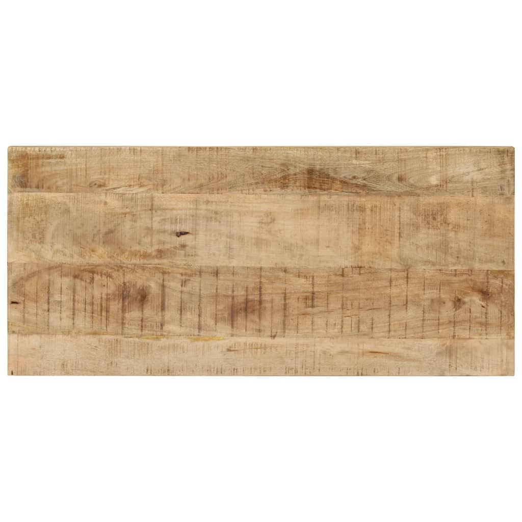 vidaXL Dining Table 110x50x76 cm Solid Wood Mango 3