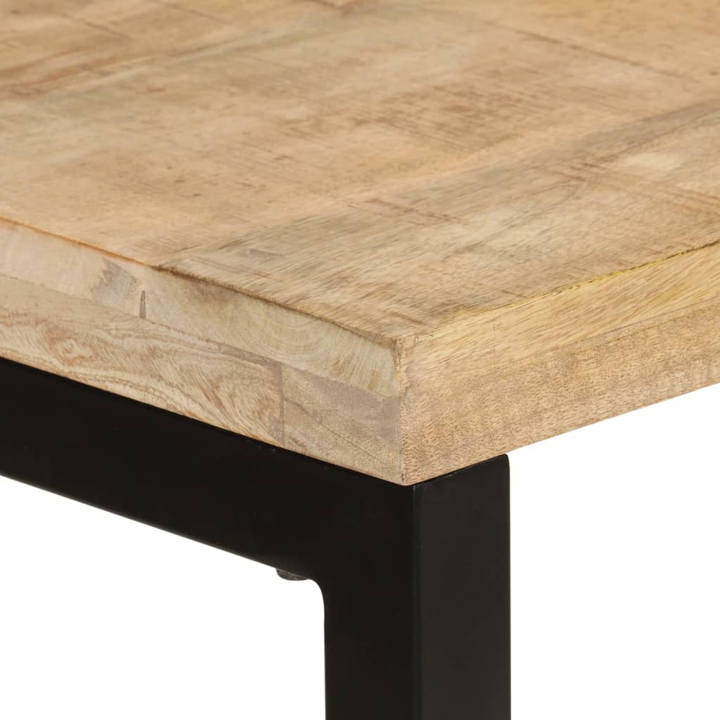 vidaXL Dining Table 110x50x76 cm Solid Wood Mango 5