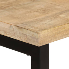 vidaXL Dining Table 110x50x76 cm Solid Wood Mango 5