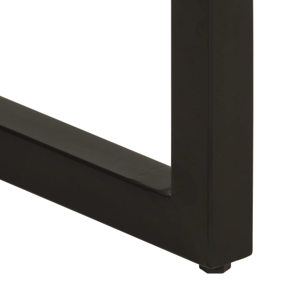 vidaXL Dining Table 110x50x76 cm Solid Wood Mango 6