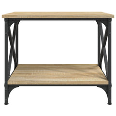 vidaXL Side Table Sonoma Oak 55x38x45 cm Engineered Wood 4