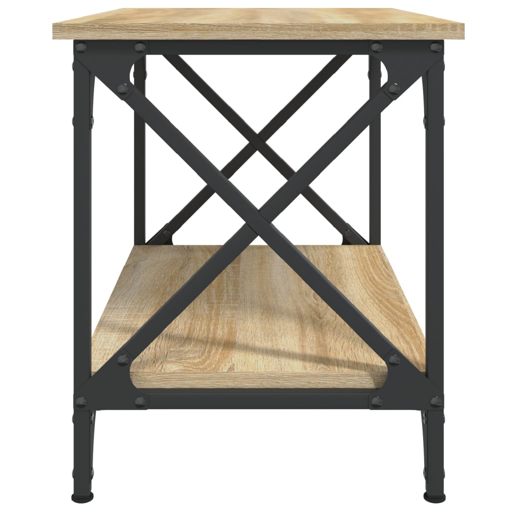 vidaXL Side Table Sonoma Oak 55x38x45 cm Engineered Wood 5