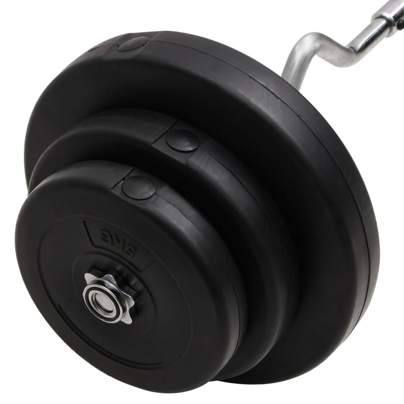 Curl Barbell with Plates 60 kg