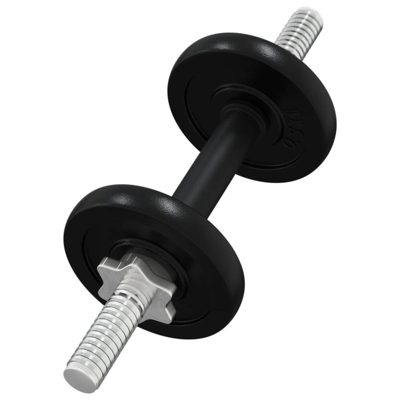 Barbell and Dumbbell with Plates 60 kg Cast Iron