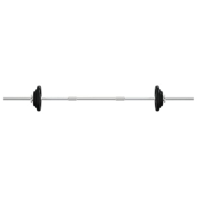 Barbell and Dumbbell with Plates 90 kg Cast Iron