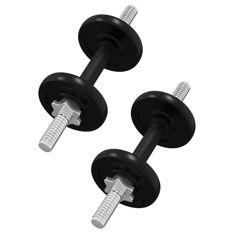 Barbell and Dumbbell with Plates 90 kg Cast Iron