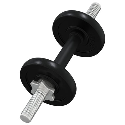 Barbell and Dumbbell with Plates 90 kg Cast Iron