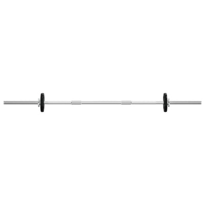 Barbell and Dumbbell with Plates 120 kg Cast Iron