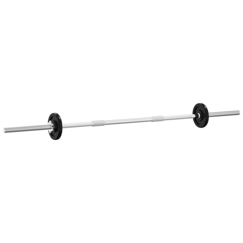 Barbell and Dumbbell with Plates 120 kg Cast Iron