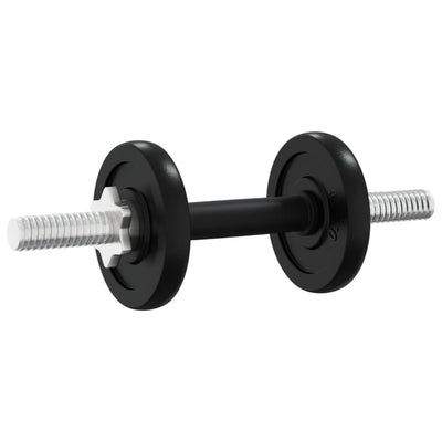 Barbell and Dumbbell with Plates 120 kg Cast Iron