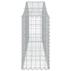 Arched Gabion Baskets Galvanised Iron 4 pcs 200 x 30 x 40/60 cm – 200 x 50 x 220/240 cm 200 x 30 x 60/80 cm