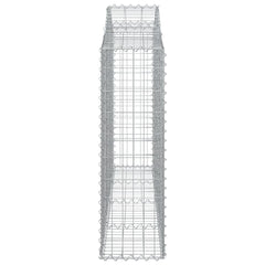 Arched Gabion Baskets Galvanised Iron