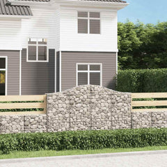 Arched Gabion Baskets Galvanised Iron
