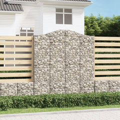Arched Gabion Baskets Galvanised Iron