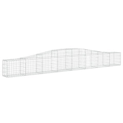 Arched Gabion Baskets Galvanised Iron