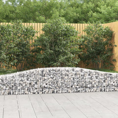 Arched Gabion Baskets Galvanised Iron