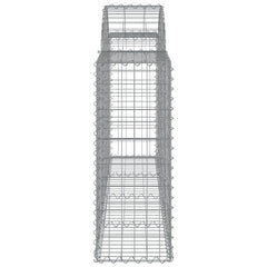 Arched Gabion Baskets Galvanised Iron