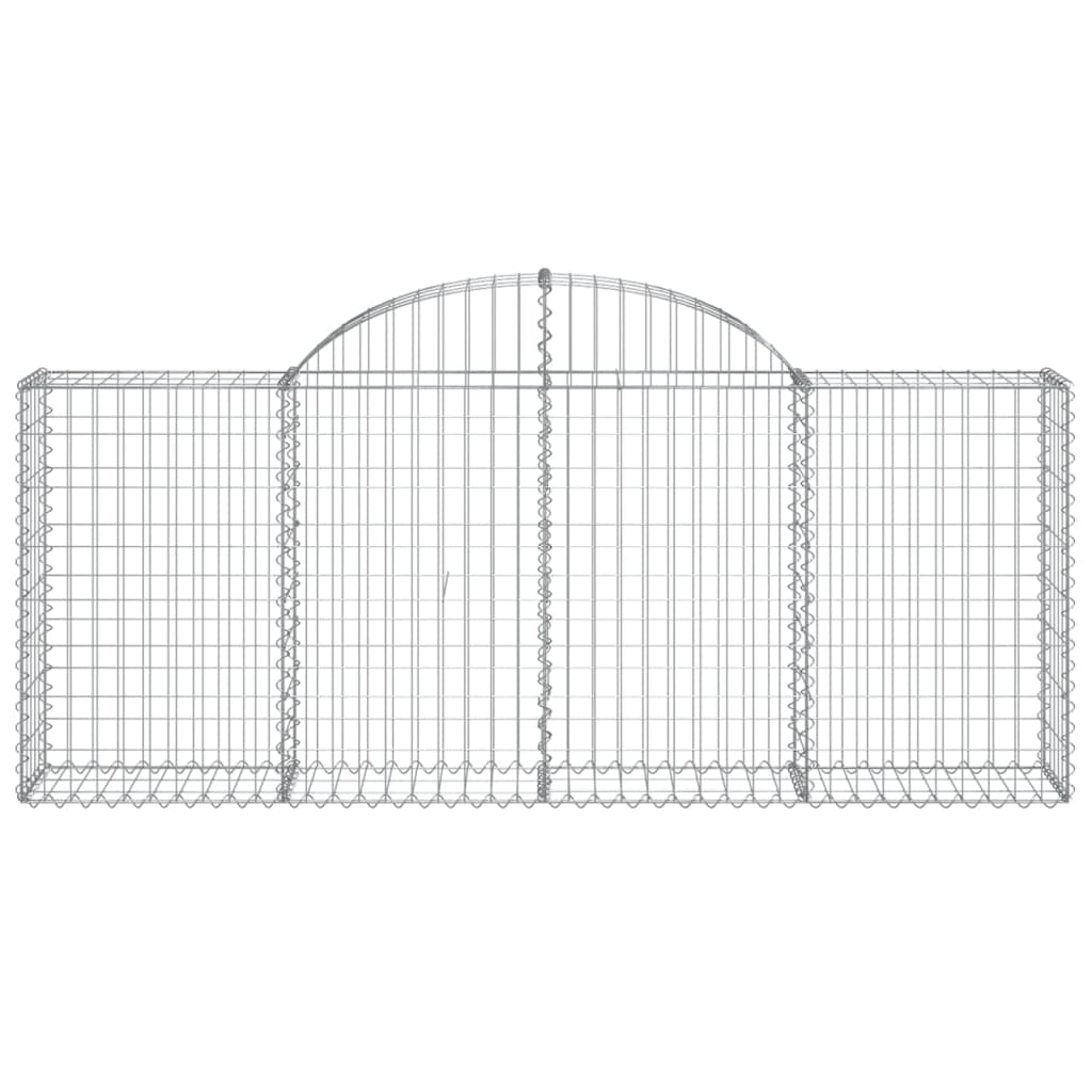 Arched Gabion Baskets Galvanised Iron