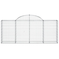 Arched Gabion Baskets Galvanised Iron