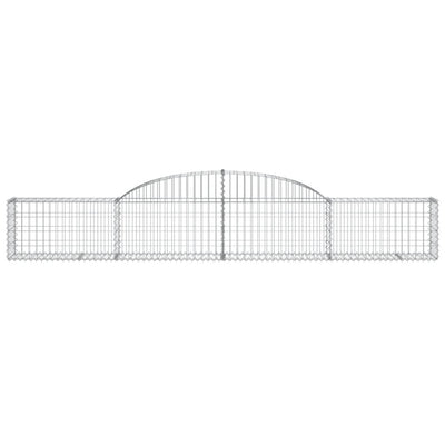 Arched Gabion Baskets 30 pcs 300x30x40/60 cm Galvanised Iron