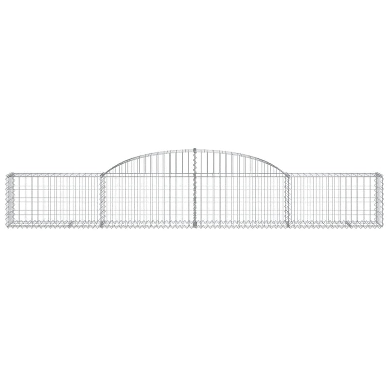 Arched Gabion Baskets 30 pcs 300x30x40/60 cm Galvanised Iron