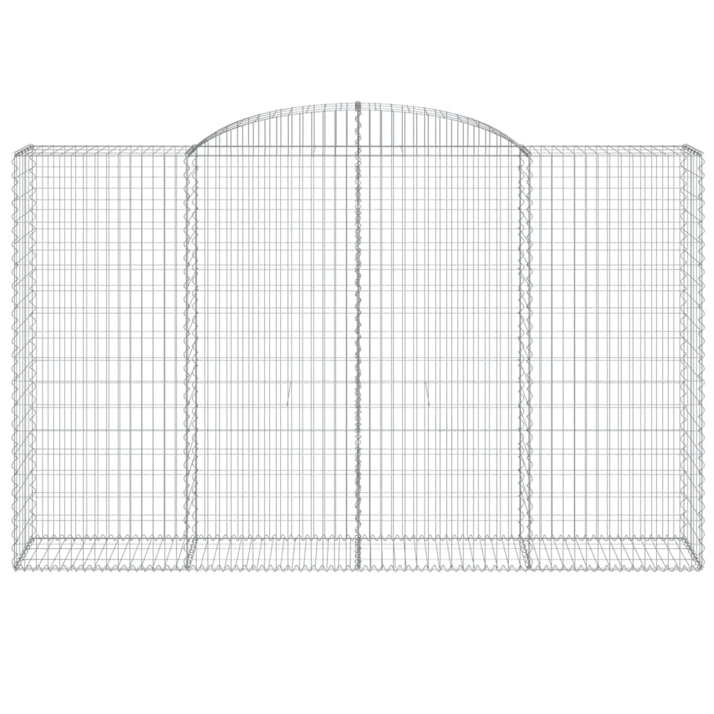 Arched Gabion Baskets Galvanised Iron