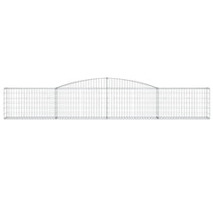 Arched Gabion Baskets Galvanised Iron