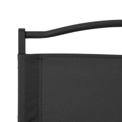 Camping Chairs 2 pcs Oxford Fabric Black 78 cm 55 cm