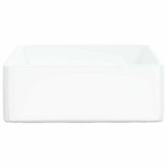 vidaXL Wash Basin White 37x37x13 cm Ceramic Square 4