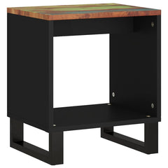 vidaXL Coffee Table 40x31x46 cm Solid Wood Reclaimed&Engineered Wood 2