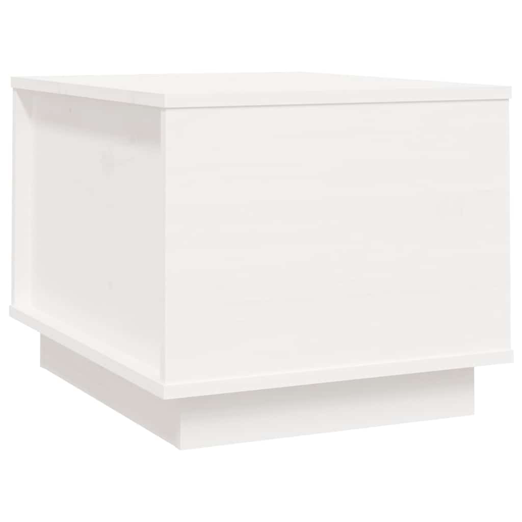 Coffee Table 40x50x35 cm Solid Wood Pine White